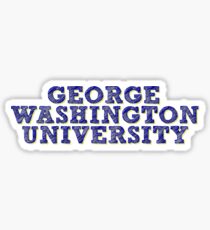 George Washington University Sticker