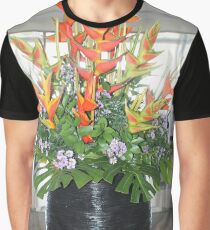 Tropical flower in a decorative pot Graphic T-Shirt