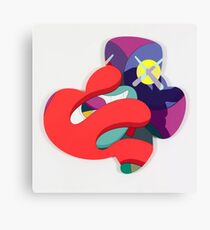 Rainbow Kaws Canvas Print