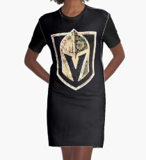 FLORALS - Goldene Ritter T-Shirt Kleid
