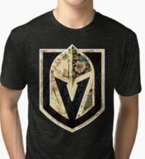 FLORALS - Golden Knights Tri-blend T-Shirt