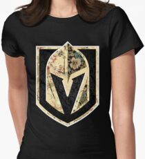 FLORALS - Golden Knights Women's Fitted T-Shirt
