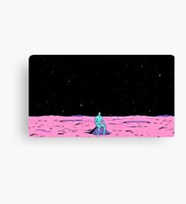 Dr. Manhattan sitting on mars (comic) Canvas Print