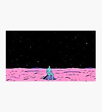 Dr. Manhattan sitting on mars (comic) Photographic Print