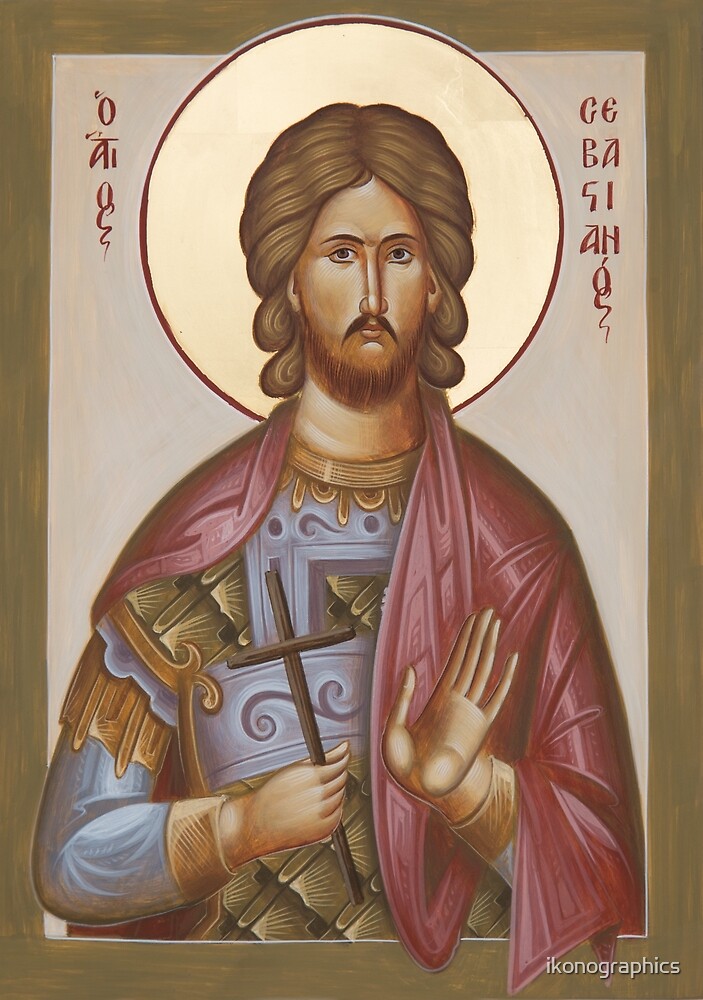 St Sebastian by ikonographics