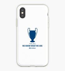 "We Know What We Are!" From TalkChelsea.net iPhone Case