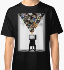 TV Head Minimalism Design Classic T-Shirt