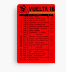 Vuelta a Espana 2018 Canvas Print