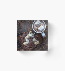 Hot chocolate cookie Acrylic Block
