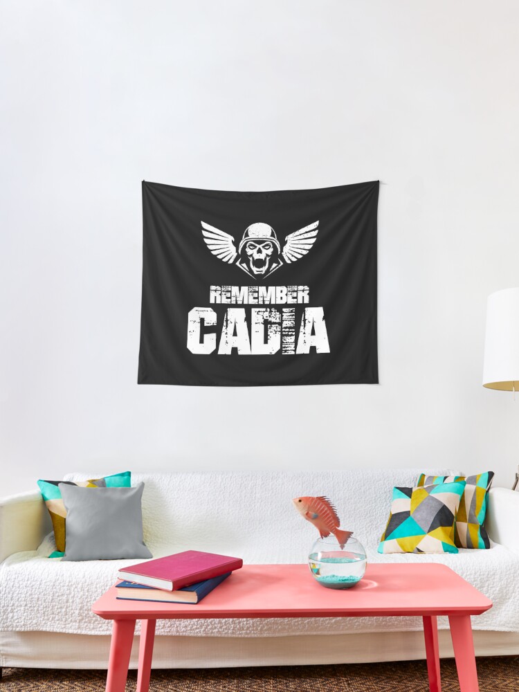 Denken Sie An Die Cadia Imperial Guards Quotes Wandbehang