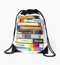 Video Tape 80's Style Drawstring Bag