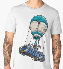 Fortnite Bus Drawing, Colored version Men's Premium T-Shirt