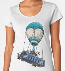 Fortnite Bus Drawing, Colored version Women's Premium T-Shirt