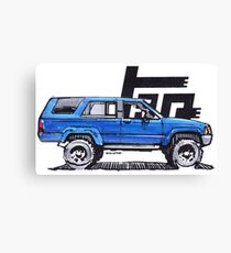 1st Gen 4Runner TRD - Royal Blue Canvas Print