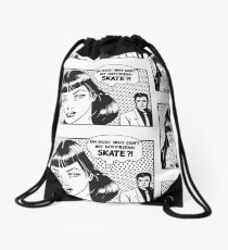 why can't my boyfriend skate Drawstring Bag
