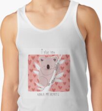 i give you koala my heart valentines day pun Tank Top