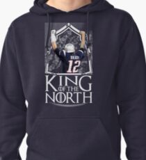 Tom Brady King Of The North New England Patriots Football Shirt Pullover Hoodie