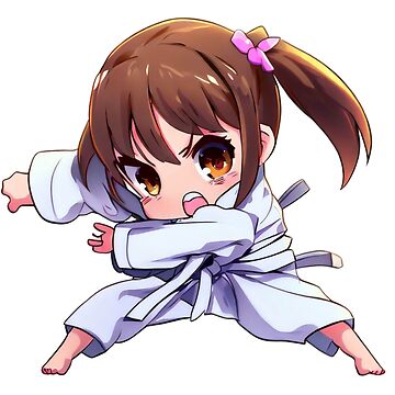 Premium Photo | Ilustration Art Anime Style Martial Arts Theme Funny Karate  Cartoon Characte creative cute anime