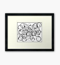 Arrival Movie Circle Language Weapon Framed Print