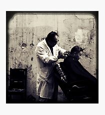 OLD SHANGHAI - My Barber, My Friend Photographic Print