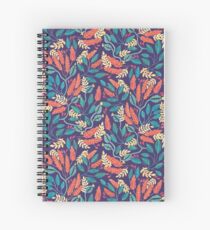 Cuaderno de espiral Indigo y tierra quemada
