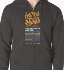 Festival of the Banned 2018 - Dark Theme Zipped Hoodie