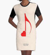 Liebeslied T-Shirt Kleid