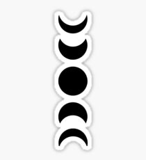 Moon Phases Stickers | Redbubble