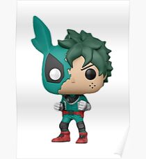 Funko Pop Deku (Battle) Poster