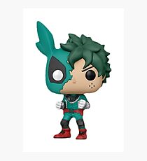 Funko Pop Deku (Battle) Photographic Print