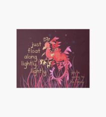 "Just Float Along Lightly" Sea Dragon Art Board