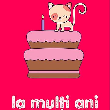 Grußkarte for Sale mit "La mulţi ani, alles Gute zum Geburtstag auf