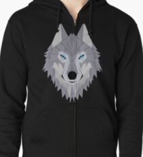 Timber Wolf Zipped Hoodie