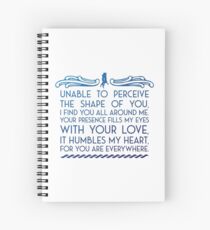 The Shape of Water Spiral Notebook