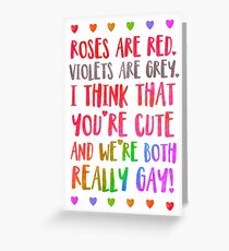 Gay Valentine Greeting Card