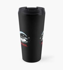 Taza de viaje Ella ama los ojos de control