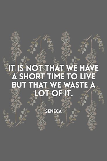 seneca on the shortness of life quotes