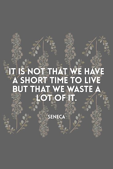 seneca on the shortness of life quotes