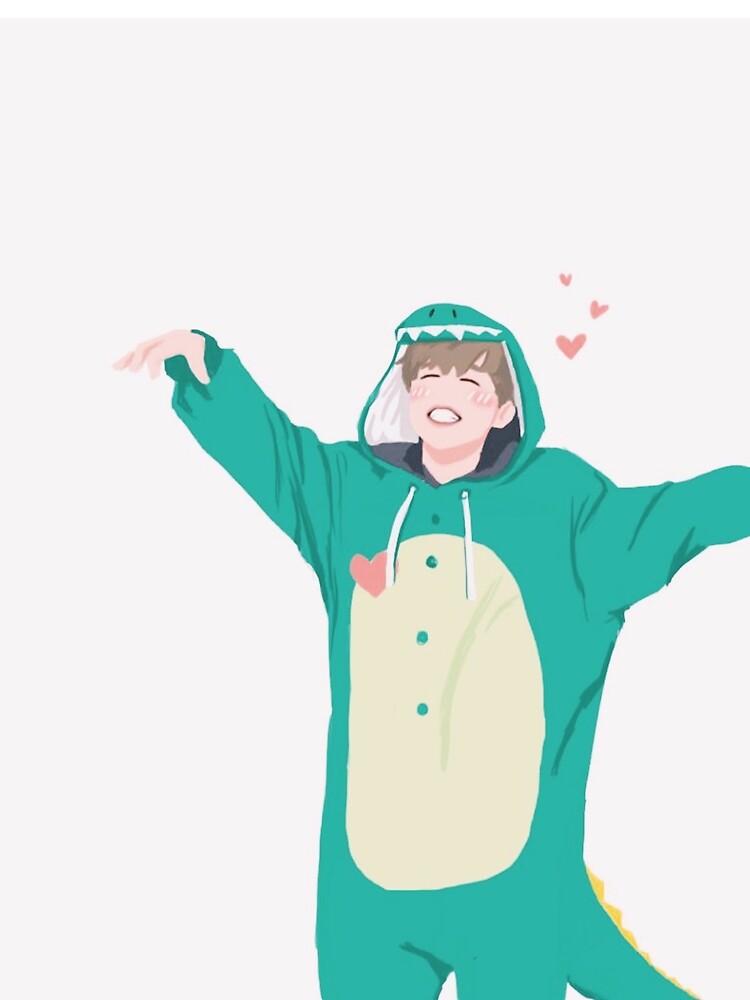 "Dinosaur Jimin" Graphic T-Shirt by artkamilla | Redbubble