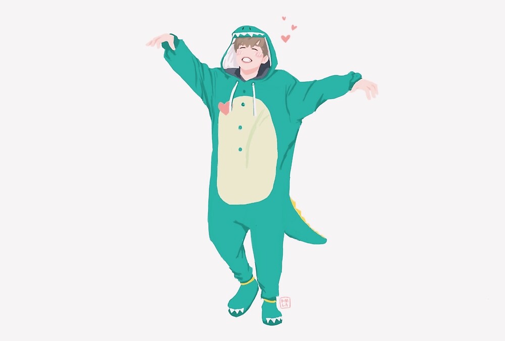 "Dinosaur Jimin" by artkamilla | Redbubble