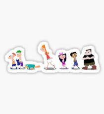 Phineas and Ferb cast Sticker