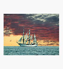 Quiet Evening at Sea Photographic Print