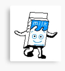 Milky Blur pixel art Canvas Print