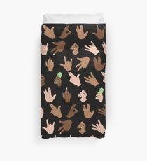 HANDS OF HIP HOP Duvet Cover