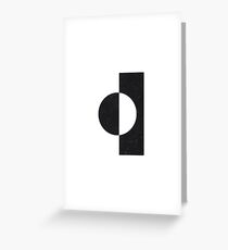 Modernism Greeting Card