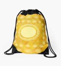 Mochila saco "Gold & Yellow Ethnic Sun (Pattern)"