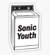 sonic youth milk carton sticker Sticker