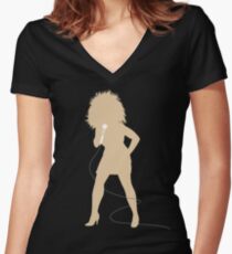Love’s Got to Do With It Women's Fitted V-Neck T-Shirt