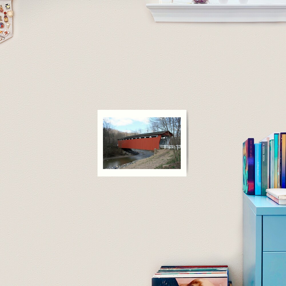 Covered Bridge Art Print