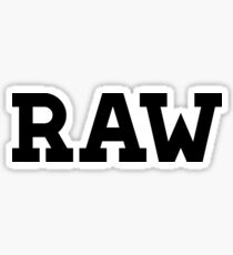 I Shoot RAW Sticker